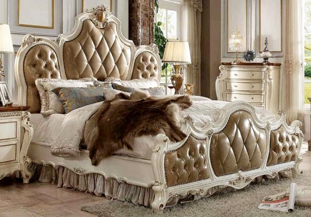 King Bed Pearl Acme